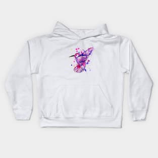 Hummingbird Watercolor Kids Hoodie